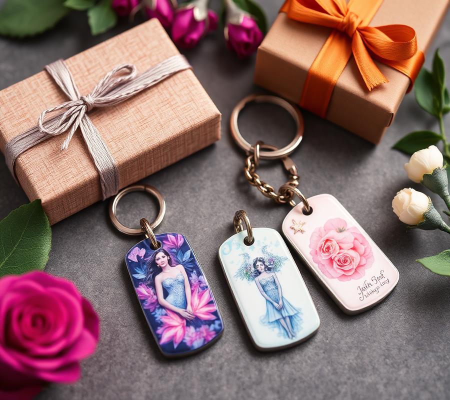 Sublimated keychains